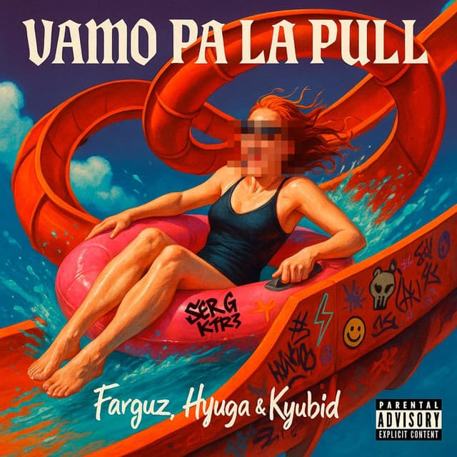 Portada del sencillo VAMO PA LA PULL de KTR3 y colaboradores.
